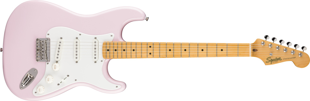 Squier Classic Vibe 2025: CV 50s Strat in Shell Pink